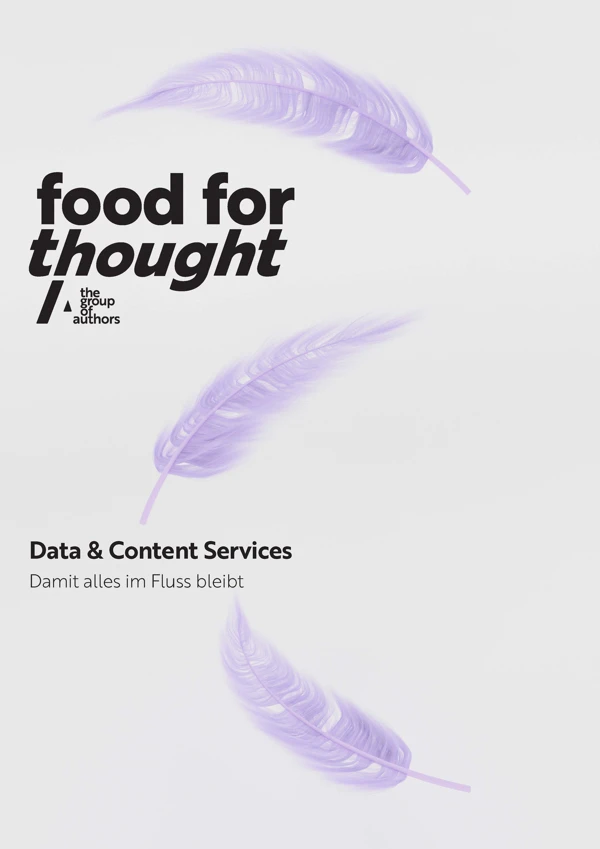 food for thought | Data & Content Services